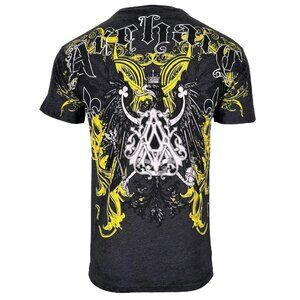 Archaic by Affliction Men's T-Shirt Coal Biker Tattoo, S-5XL